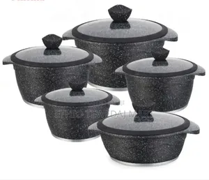 Granite Ceramic Cooking Pots(Aluminium, Induction Bottom)