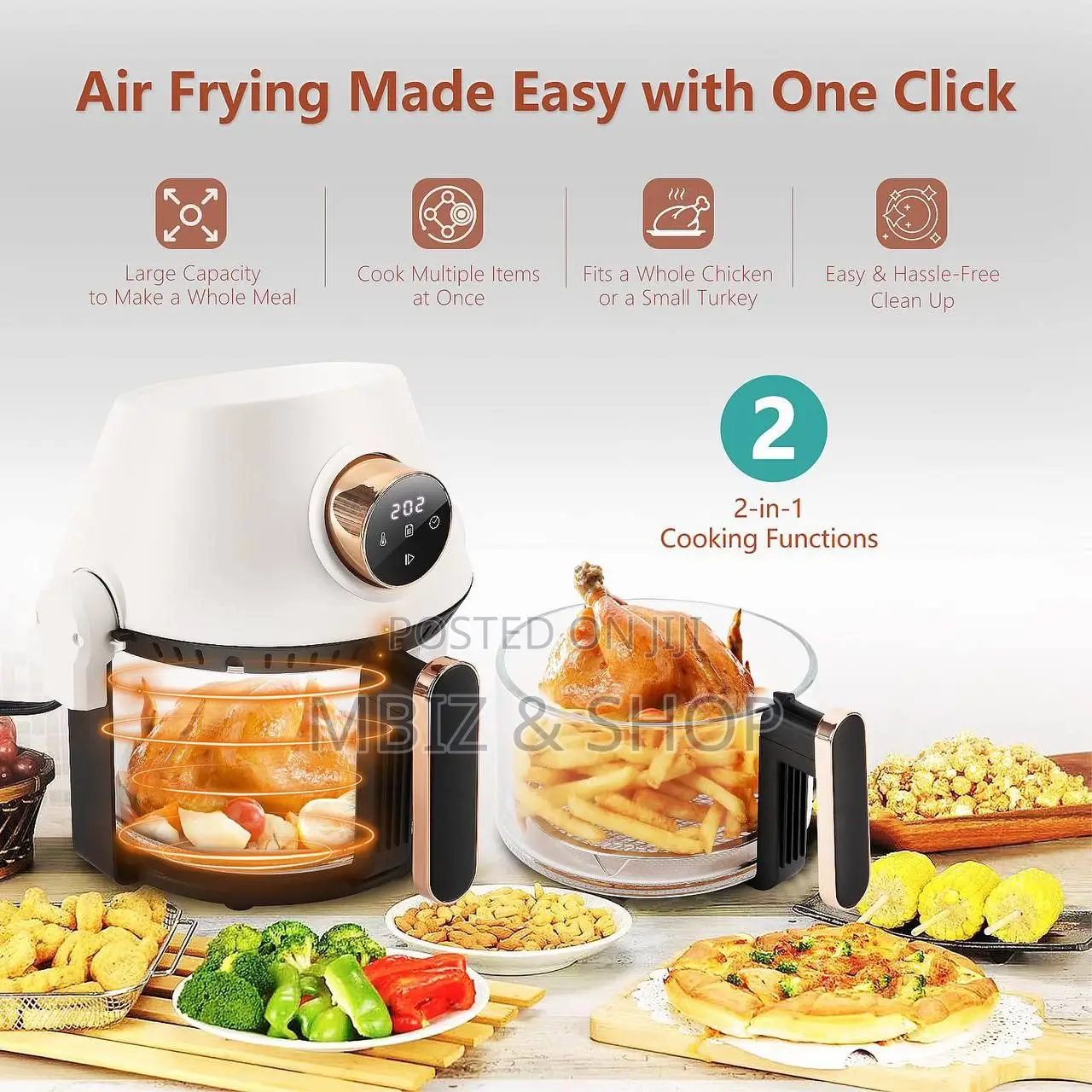 Air Fryer, Grill, and Stove
