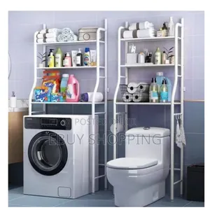 Photo - Premium Steel Construction 3-Shelf Organizer for Small Bathrooms