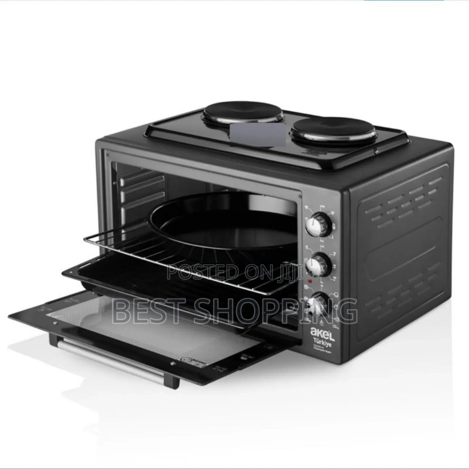Akel Turkish 50 Liter Oven With Two Hot Plate