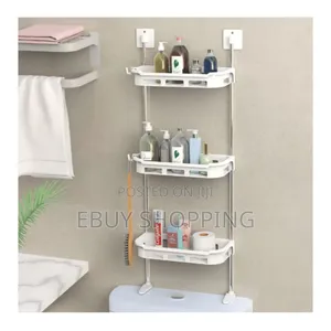 Photo - **Multipurpose Toilet Shelf – Organize Cosmetics, Groceries