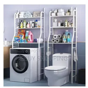 Photo - Tiered Tower: Spacious Over Toilet Rack for Bathroom Essentials