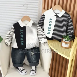 Boys Sweatshirt Top and Jeans Pant Set Size: 1-5 Years