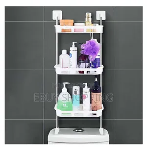 **No-Drill Over Toilet Organizer – Sturdy Rust-Resistant!*