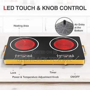 Silver Corlest Electric Ceramic Stove