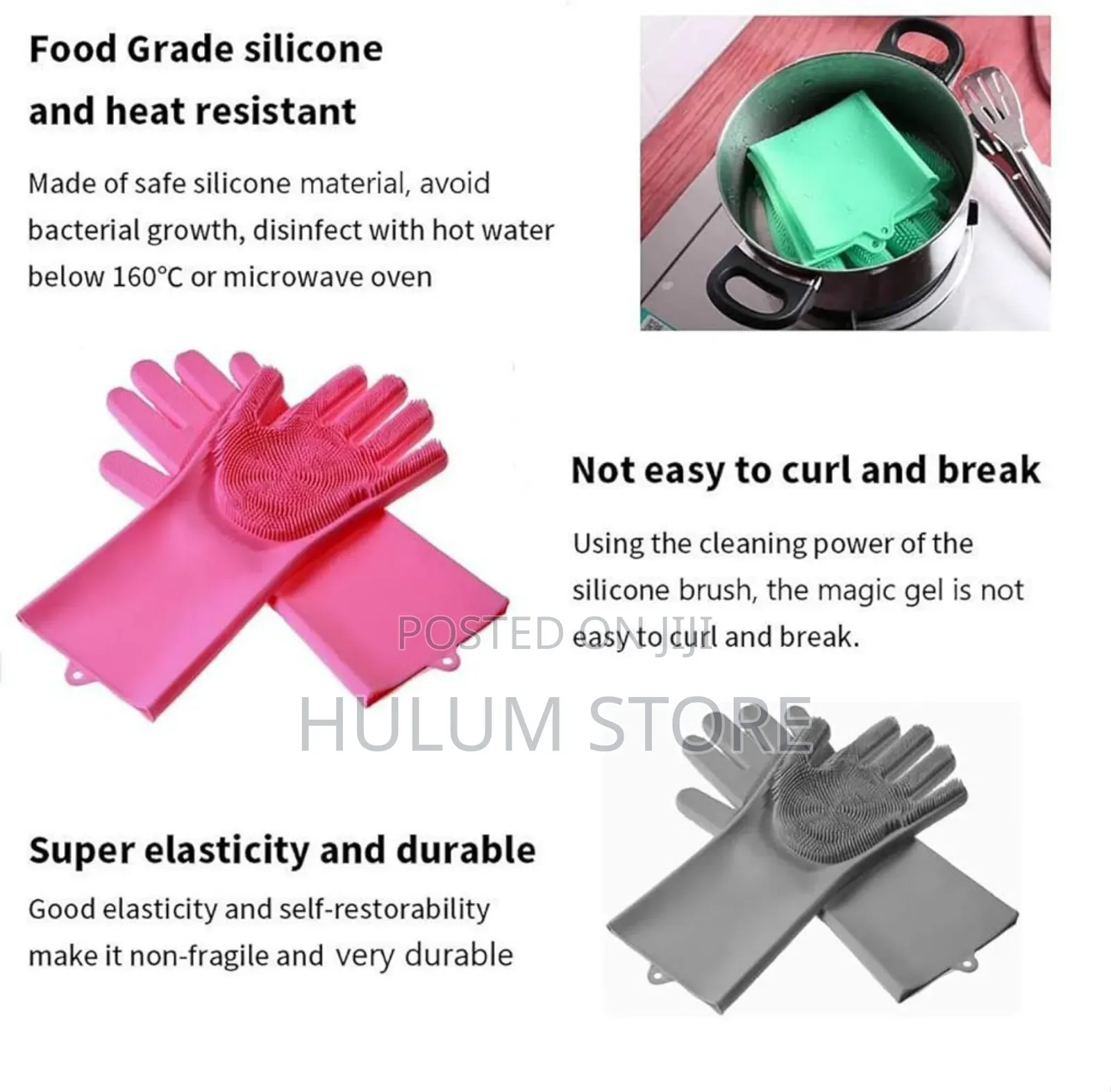 Magic Silicone Dish Washing Gloves