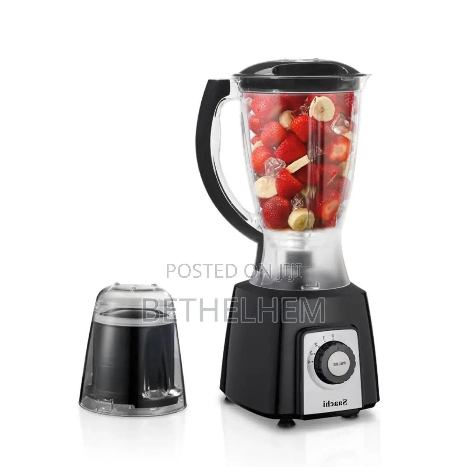 ጁሰር Saachi Juicer 1.5 Liter High-Capacity Plastic Jar