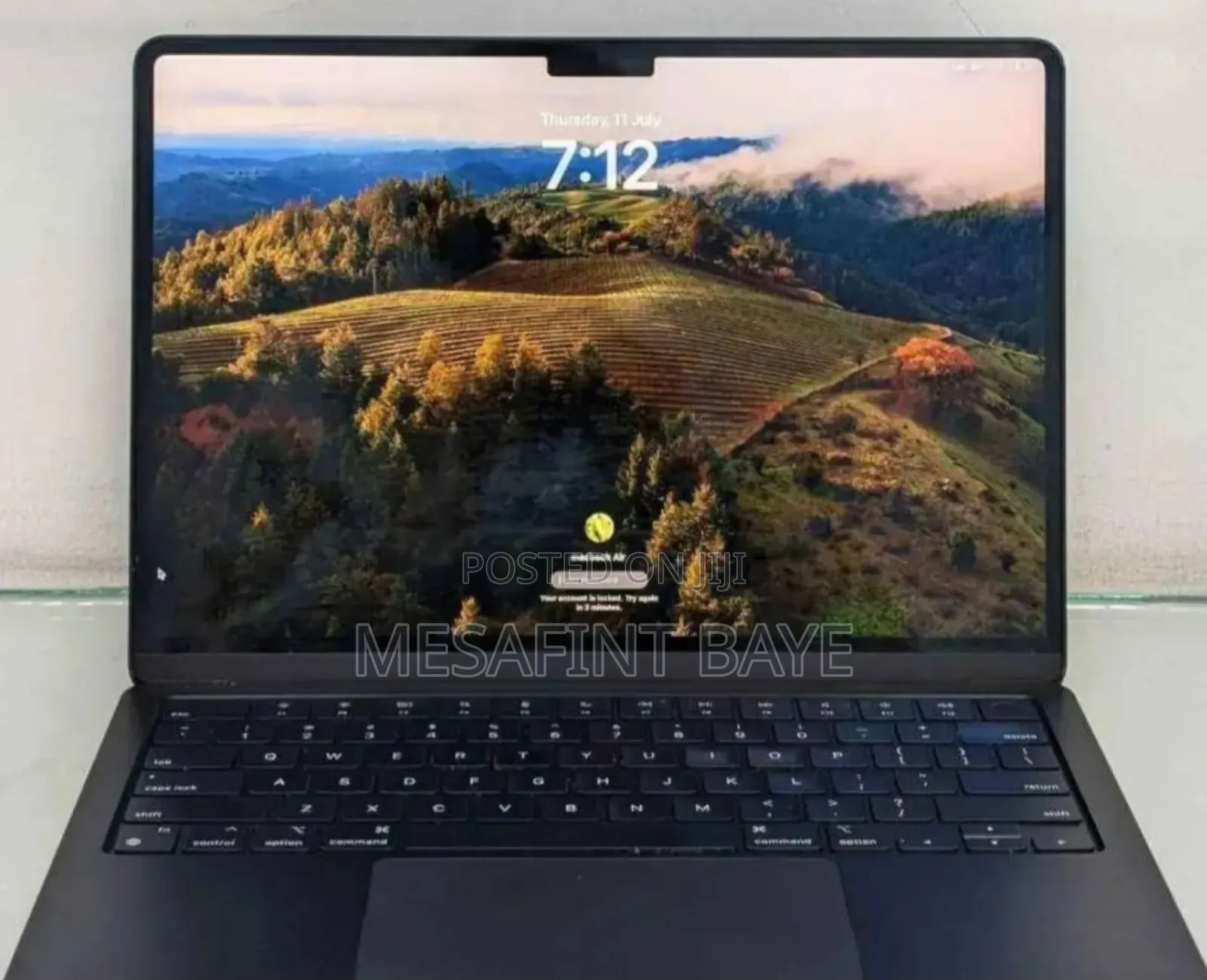 New Laptop Apple MacBook Air 2024 M3 13-Inch 8GB Apple M3 SSD 256GB