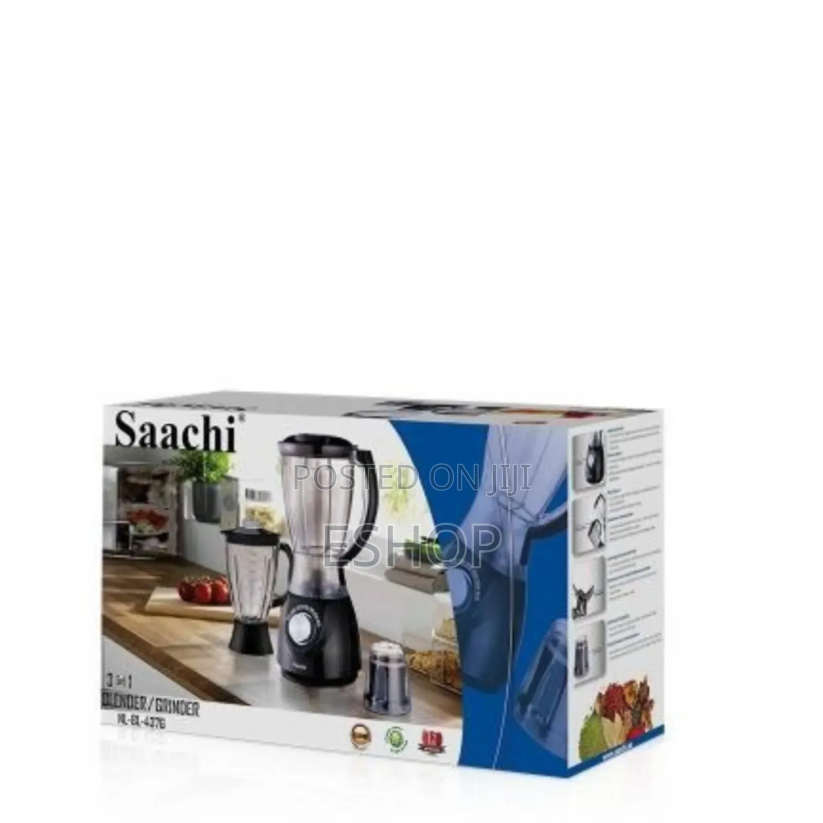 Voltage - Ac 220 - 240v Saachi 3 in 1 Blender , Grinder