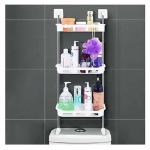 Heavy-Duty Over Toilet Storage–Holds Multiple Items Securely