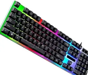 Cool Led Backlit Usb Ergonomic Gaming Mechanical Keyboard