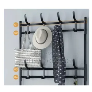 Double Hook Design Garment Shoe Rack