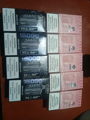 Photo - Vapes Electric Cigarettes Hookah Disposable