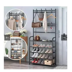 Photo - Adjustable Wide Storage Clothing Rack