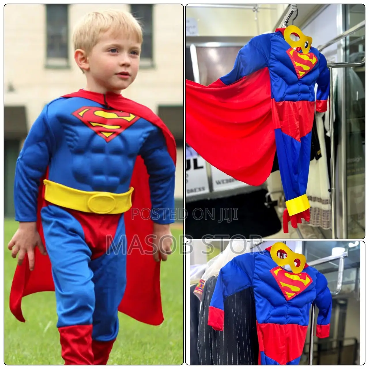 ሱፐርማን የልጆች ልብስ (Super Man Toddler Costume Clothes Set)