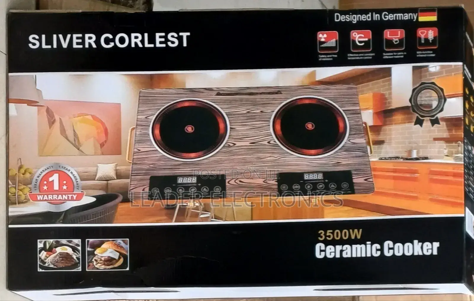 Silver Crest Tech Stove New Original Product