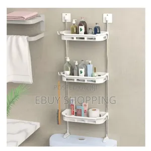 Photo - Versatile Storage Shelf – Perfect for Kitchen Bathroom!