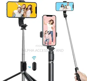 Photo - 1 Meter Long Retractable Selfie Stick Tripod