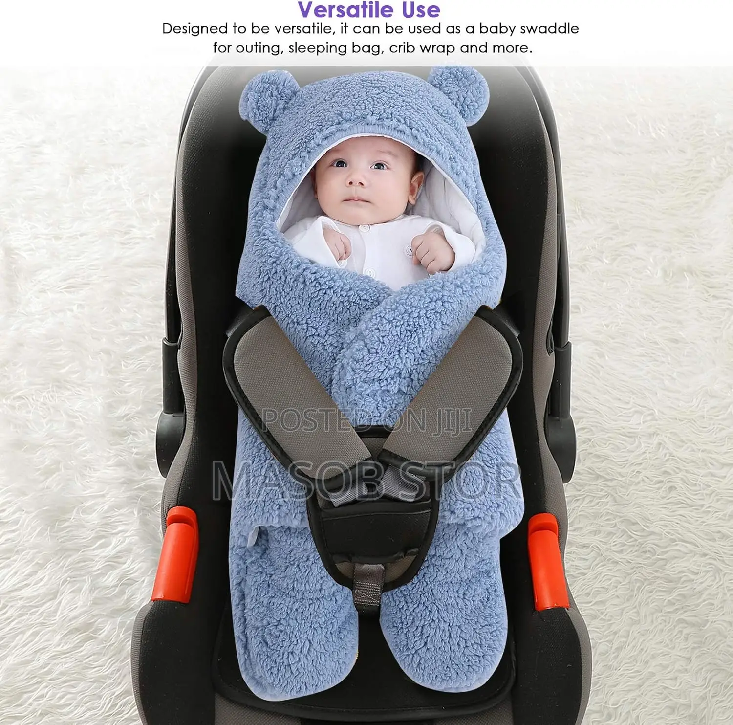 እጅግ በጣም ለስላሳ የሆነ የልጆች ማቀፊያ / Swaddling Blanket