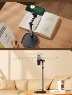 Multi-Functional Adjustable Height Phone Stand