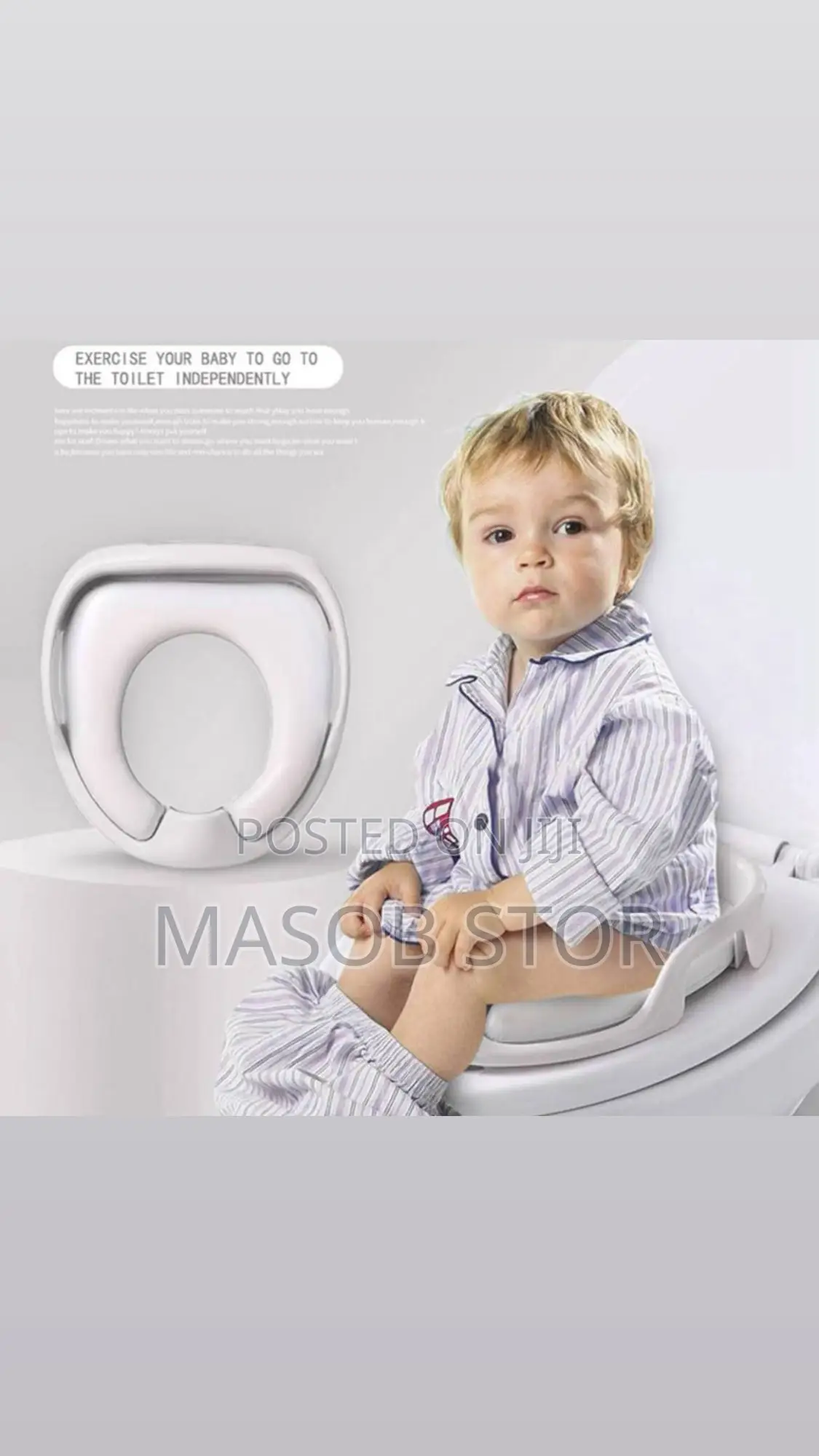 Toilet Portable Training Toilet Seat / የልጆች የሽንት ቤት ማለማመጃ