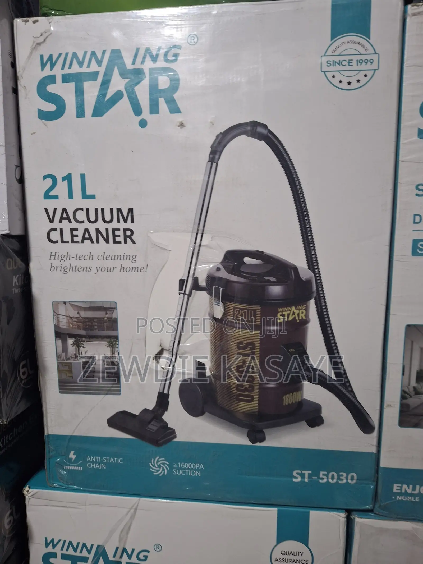 Winning Star 21 Liter 1800 Watts Dry Vacuum Cleaner