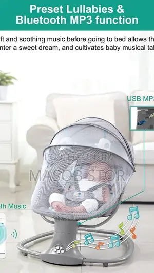 Multi-Functional Bassinet/ እየተንቀሳቀሰ ልጆችን እሹሩሩ እያለ የሚያስተኛ