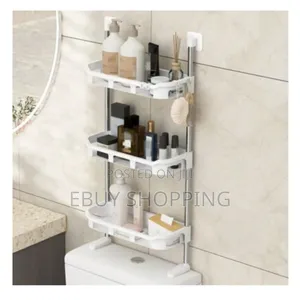 Photo - Compact Over Toilet Organizer – Hooks Included