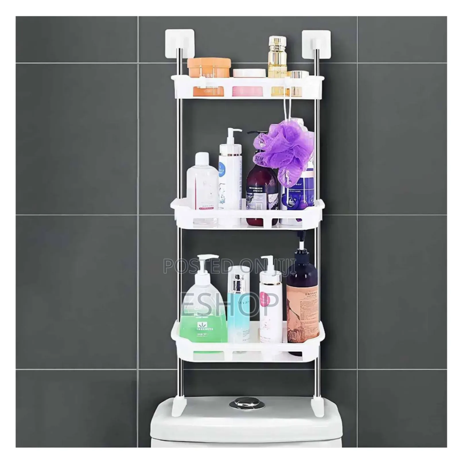 Space-Saving Over Toilet Storage Rack – Organize Smart!**