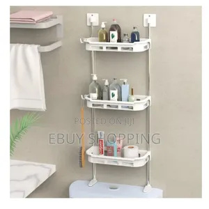 Photo - **Heavy-Duty Toilet Storage–Holds Cosmetics, Cleaners More