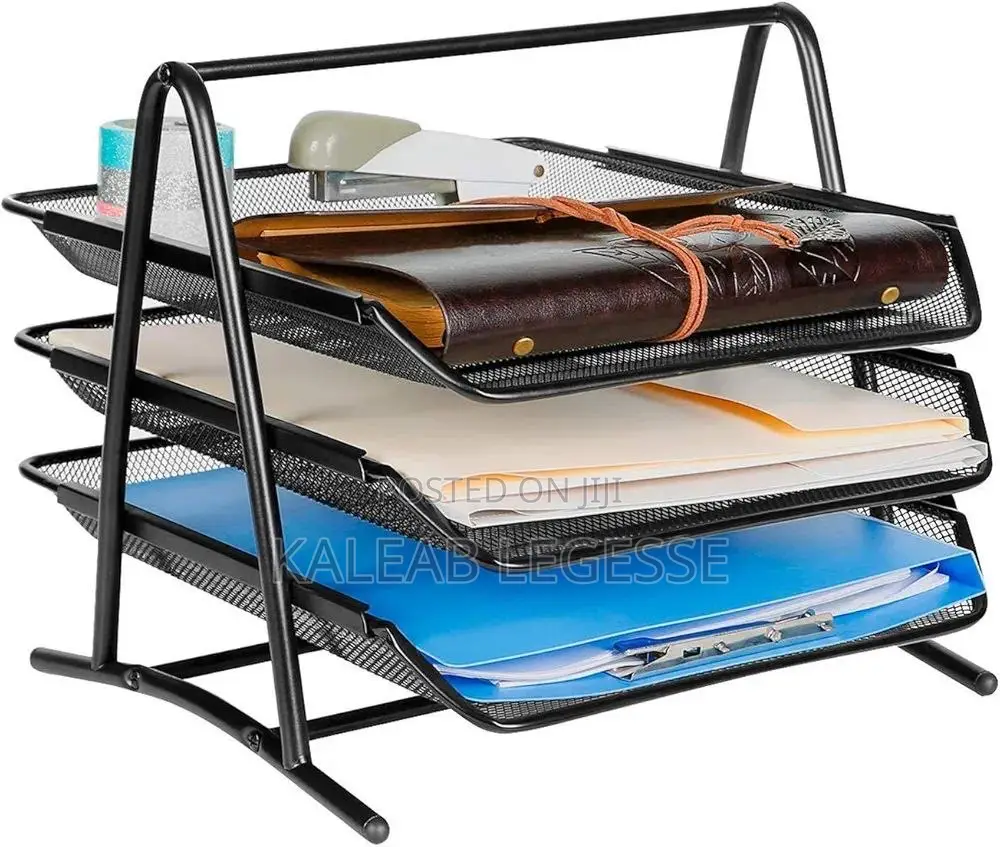 ባለ 3 መደርደሪያ የዶክምት ማስቀመጫ