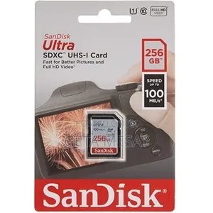 Sandisk Ultra 256gb SDXC Uhs-I Memory Card - 140mb/S, Class 10, U1