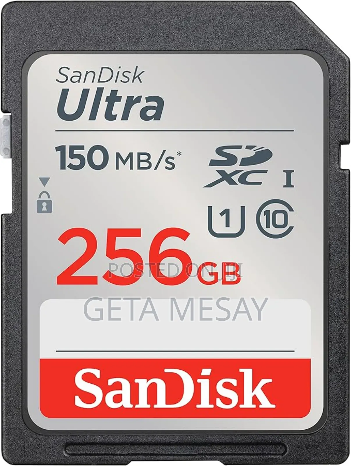 Sandisk Ultra 256gb SDXC Uhs-I Memory Card - 140mb/S, Class 10, U1