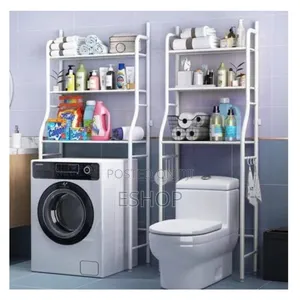 Big Strong: Heavy-Duty 3-Tier Standing Shelf for Toilet Area