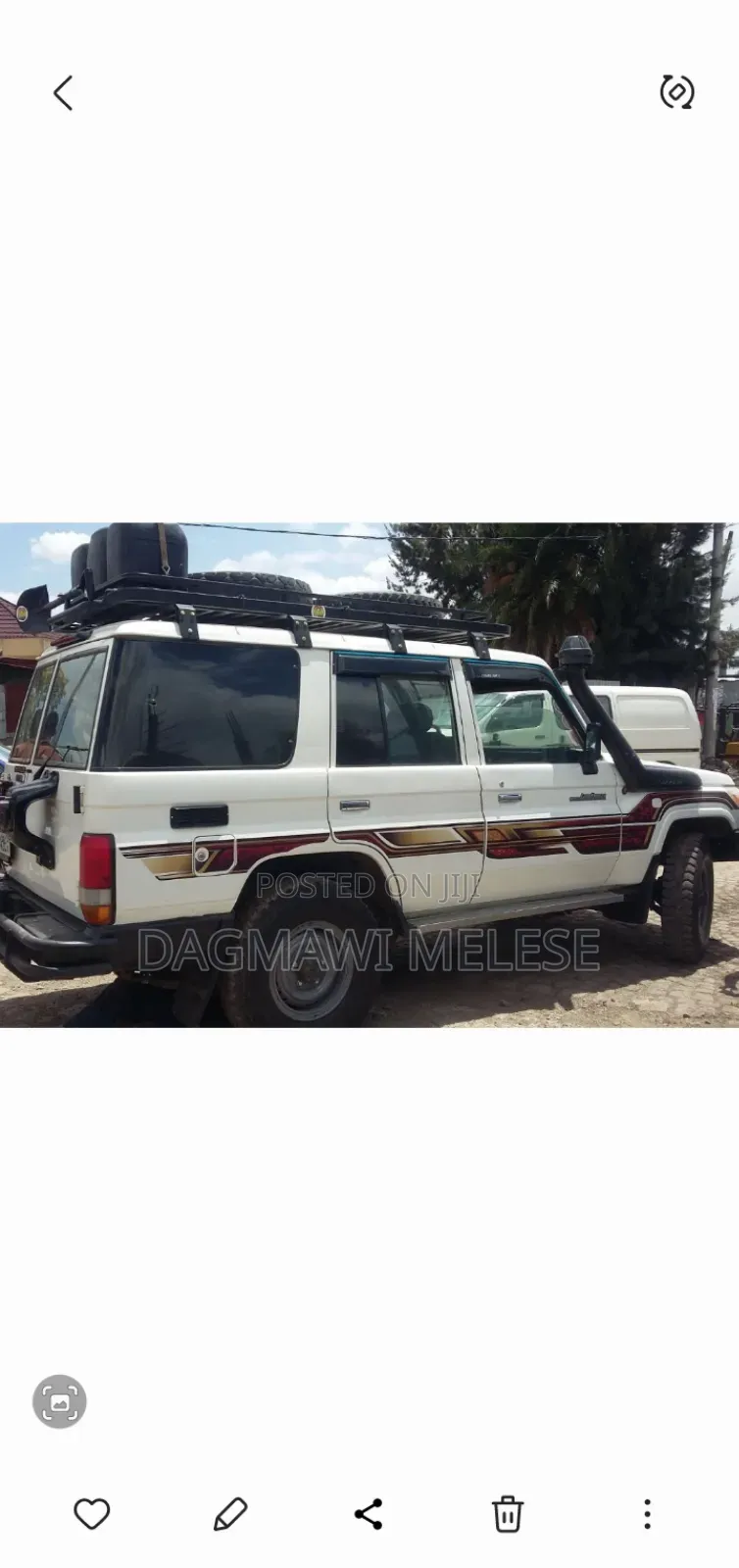Toyota Land Cruiser 2008 White