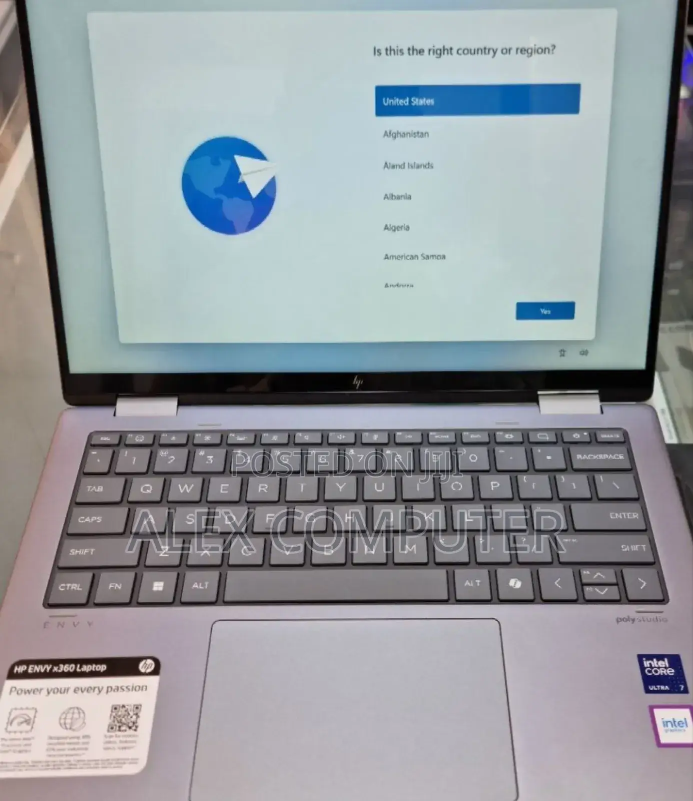 New Laptop HP Envy X360 16GB Intel Core Ultra 7 SSD 1T