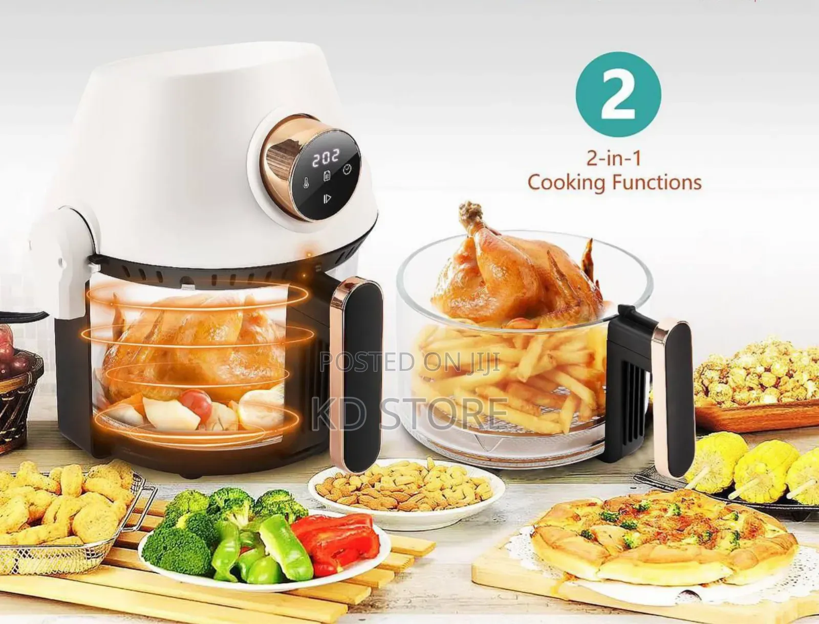 Air Fryer, Grill and Stove