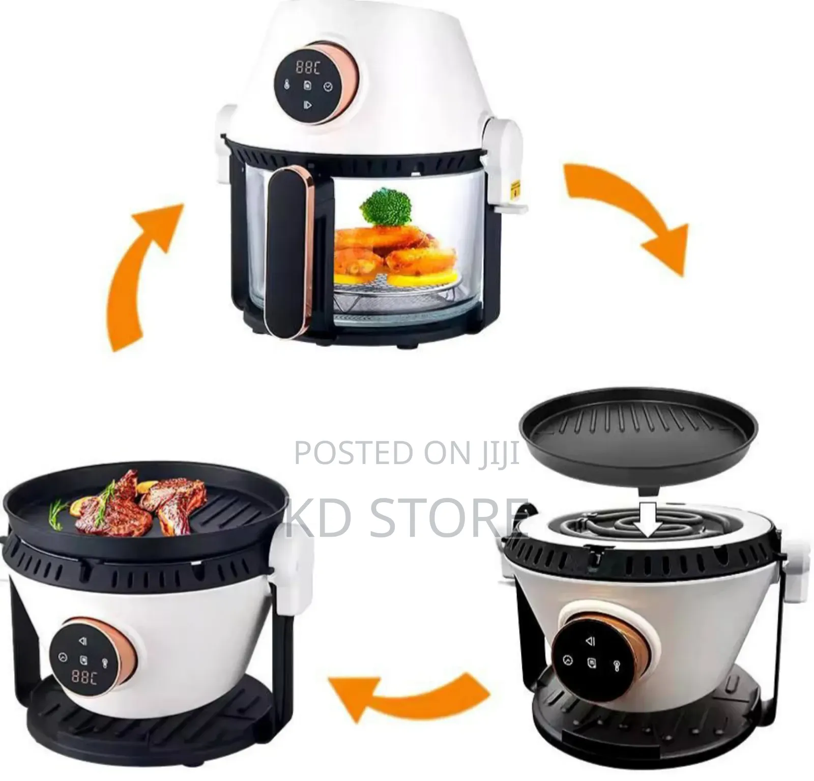 Air Fryer, Grill and Stove