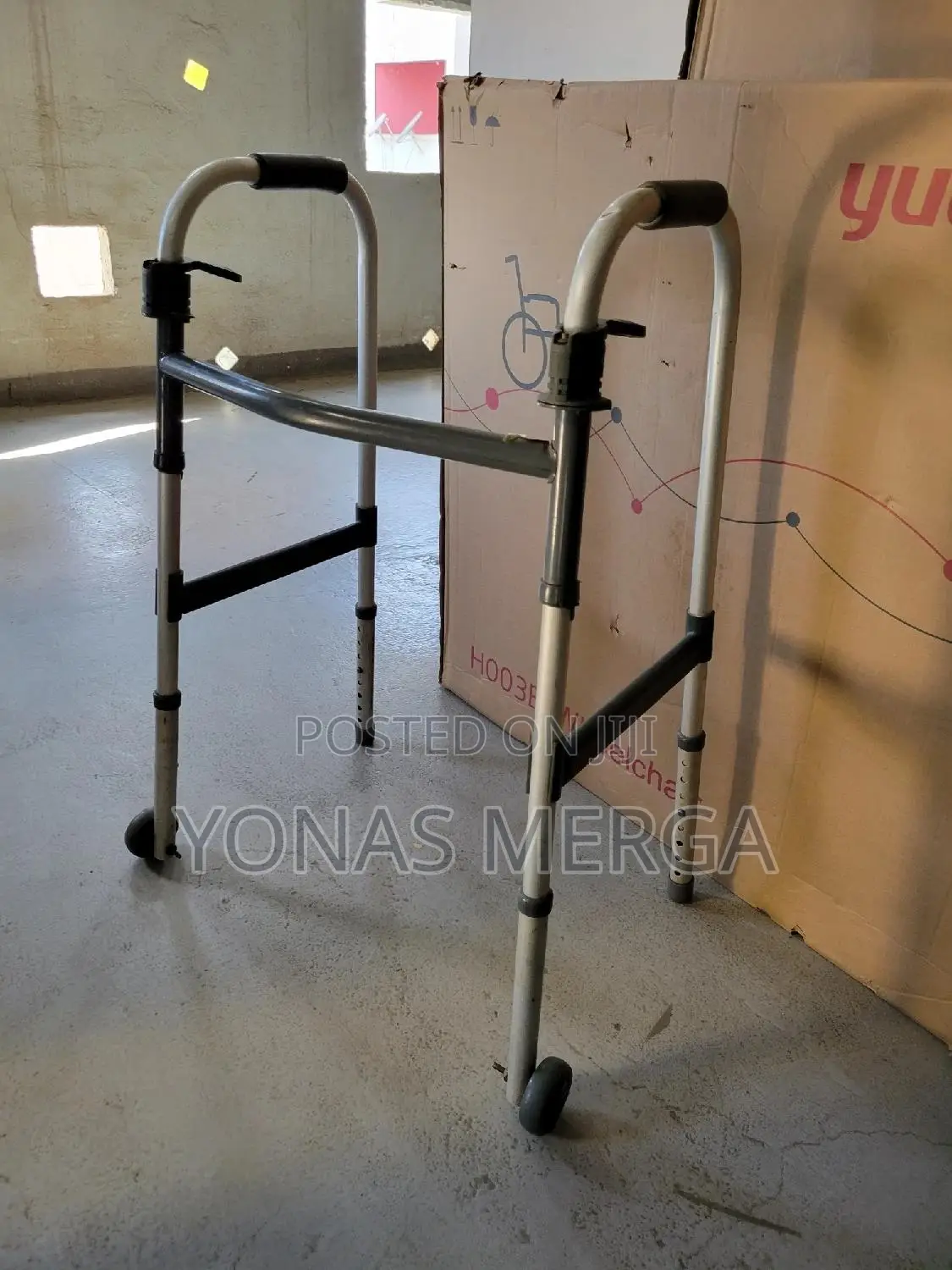 Aluminum Walker፬πexpertomind Folding Walker§✓Dual-Release