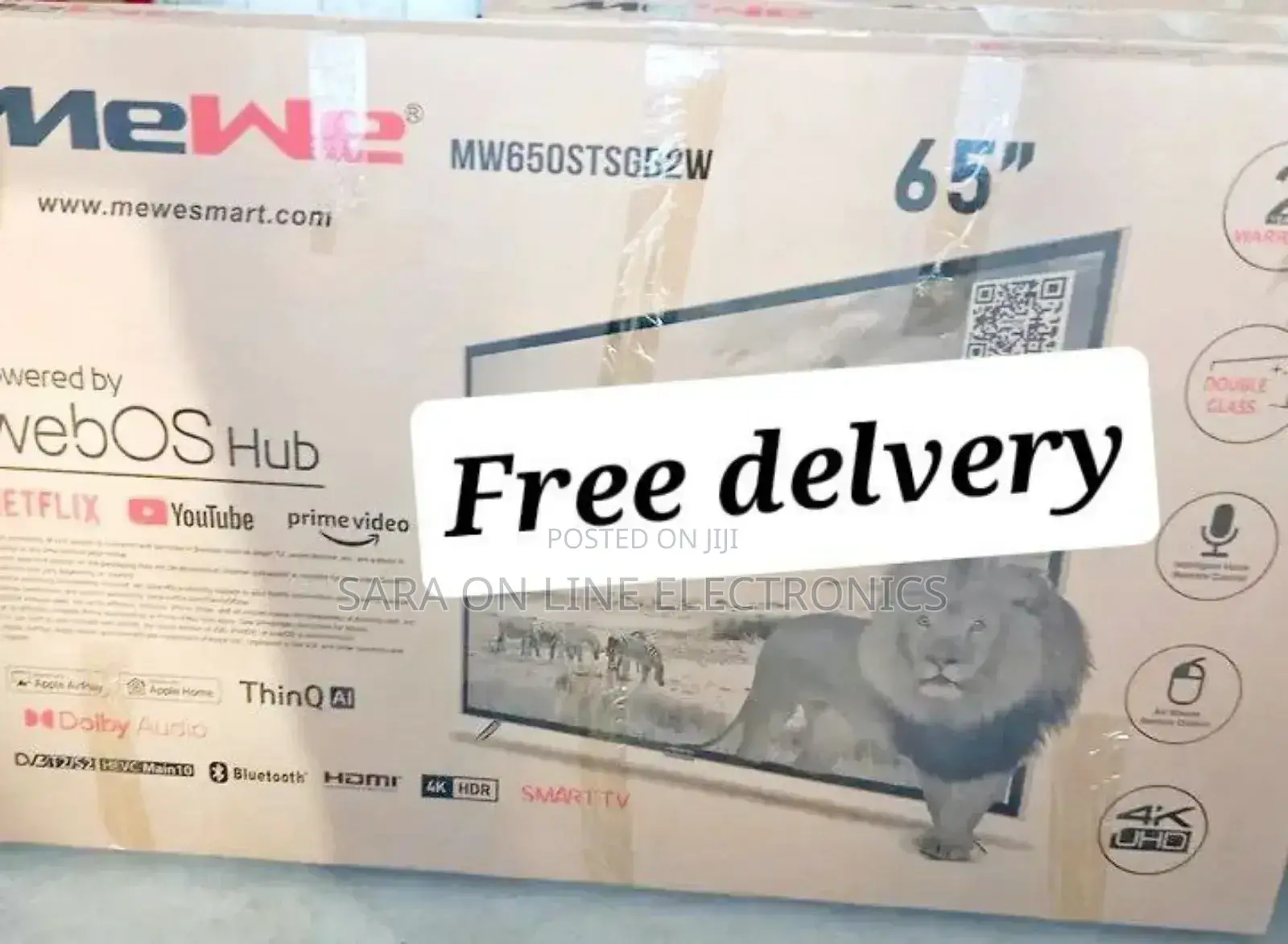 Mewe 65” Smart Tv – 2025 Model (Mw65ostsgb2w)