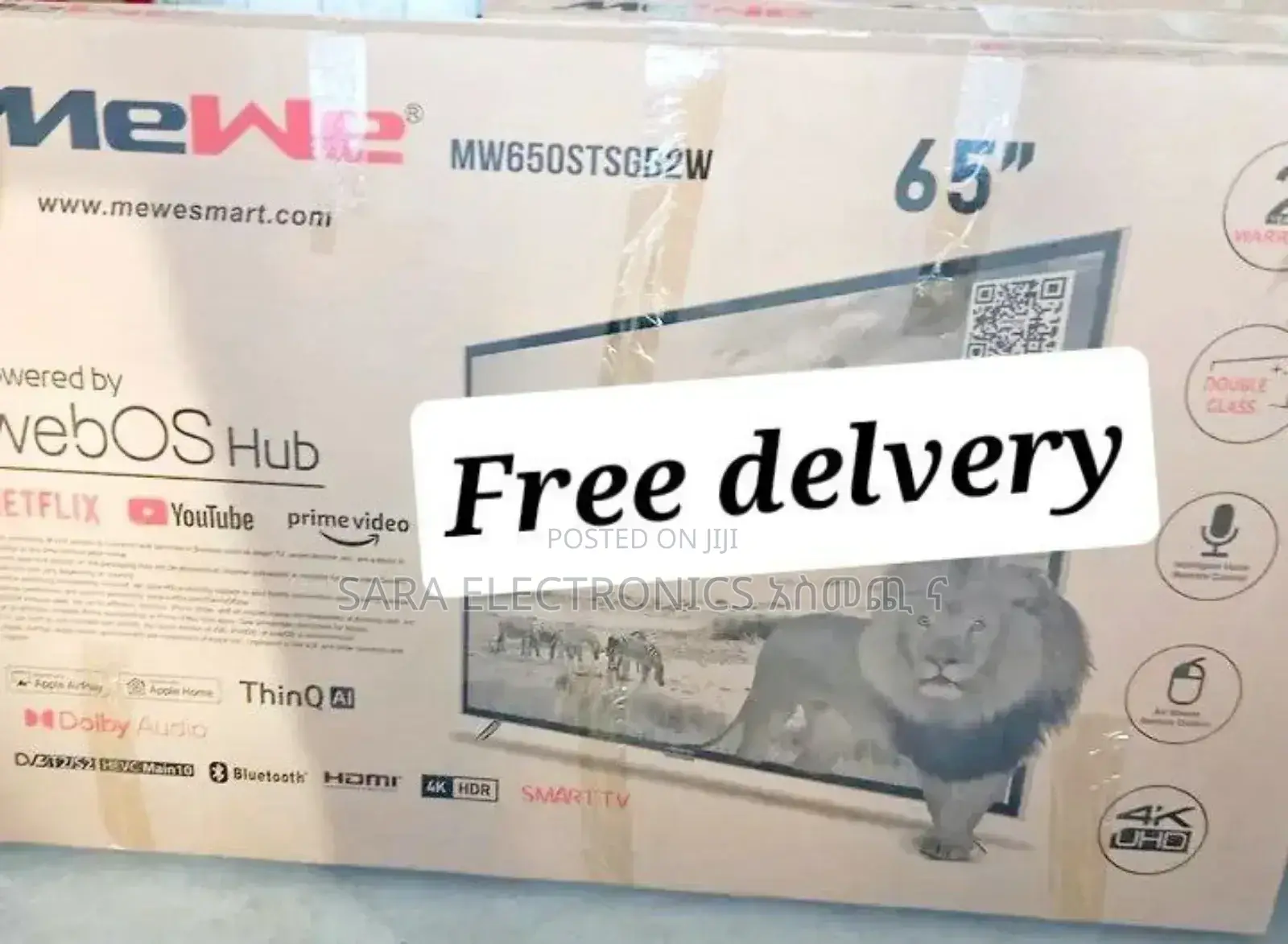 Mewe 65” Smart Tv – 2025 Model (Mw65ostsgb2w)