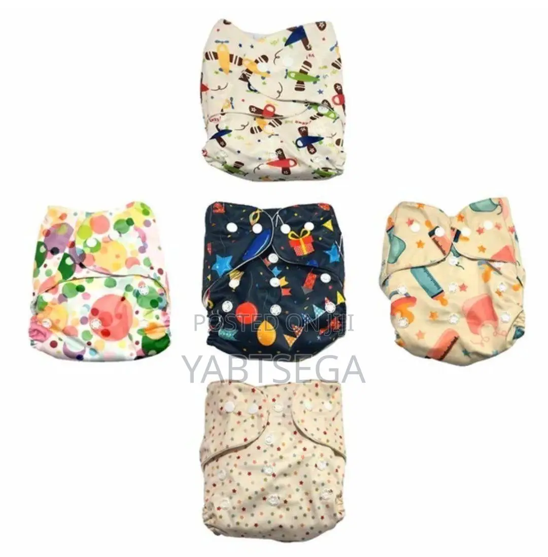 የሚታጠብ ዳይፐር (የዱባይ) Baby Reusable Diaper
