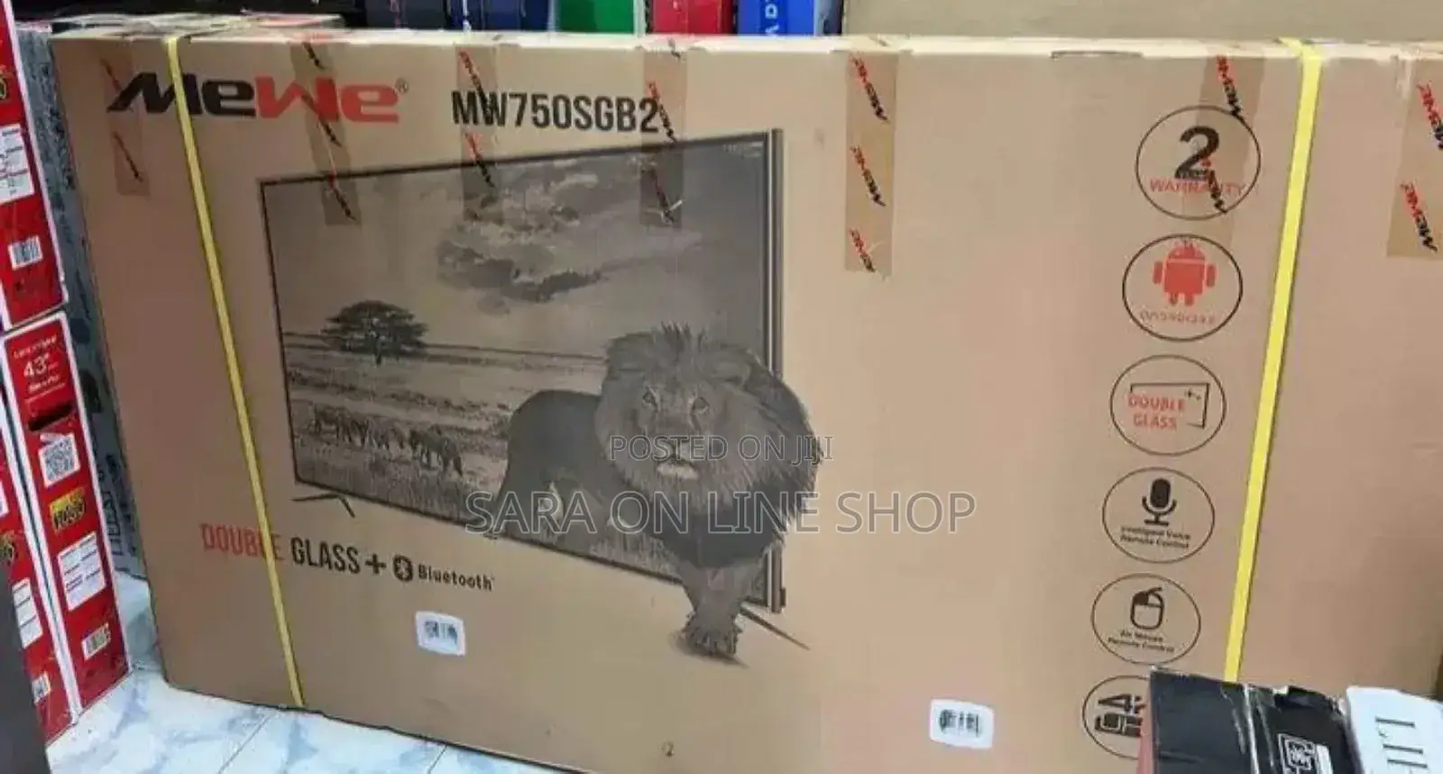 Mewe 75” Uhd Smart Tv New 2025 Price 120,800