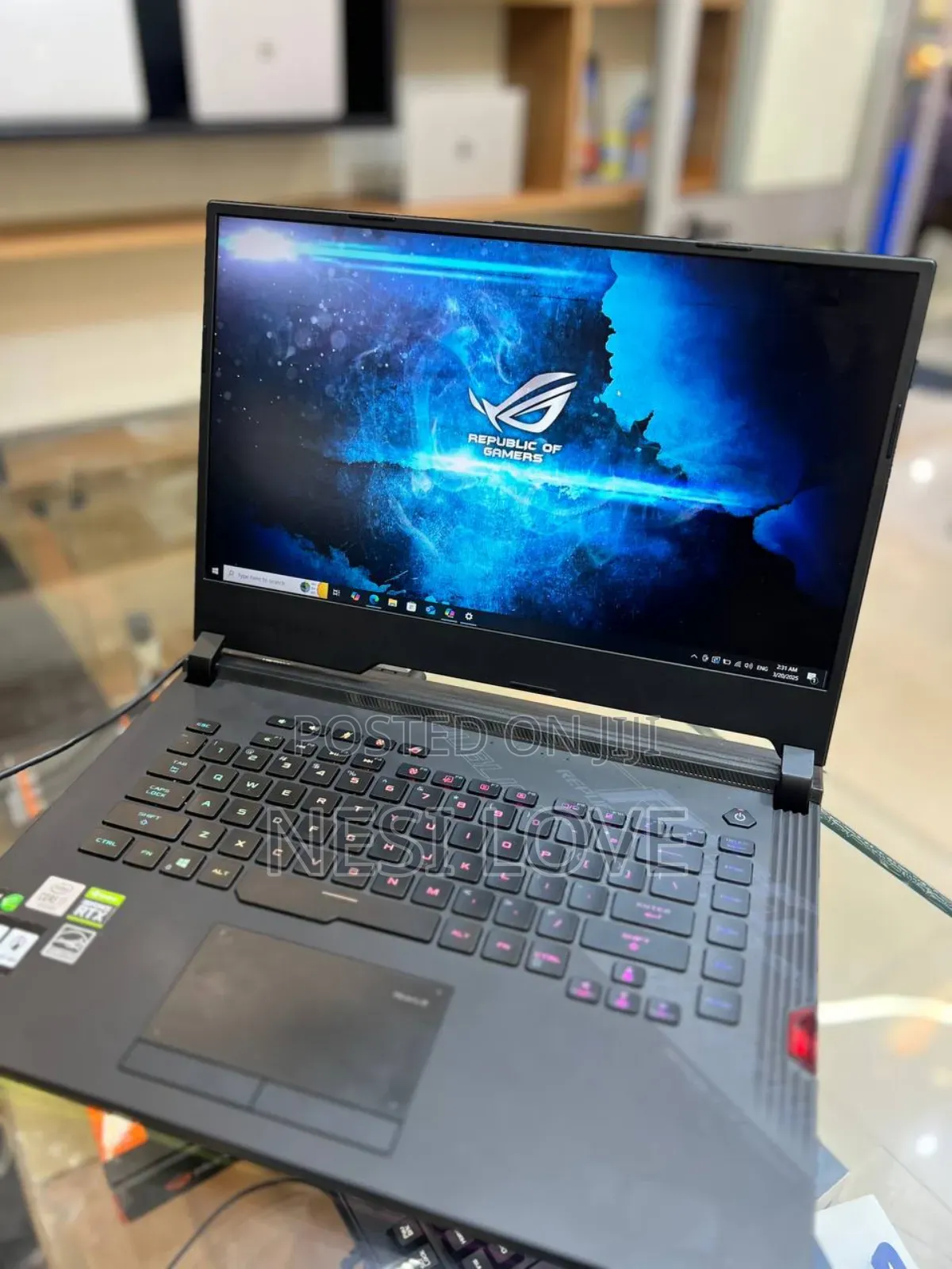 New Laptop Asus ROG Strix G15 G512 16GB Intel Core I7 SSD 512GB