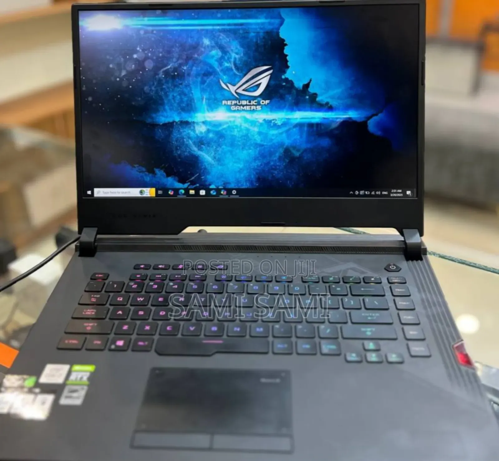 New Laptop Asus ROG Strix G15 16GB Intel Core I7 SSD 512GB