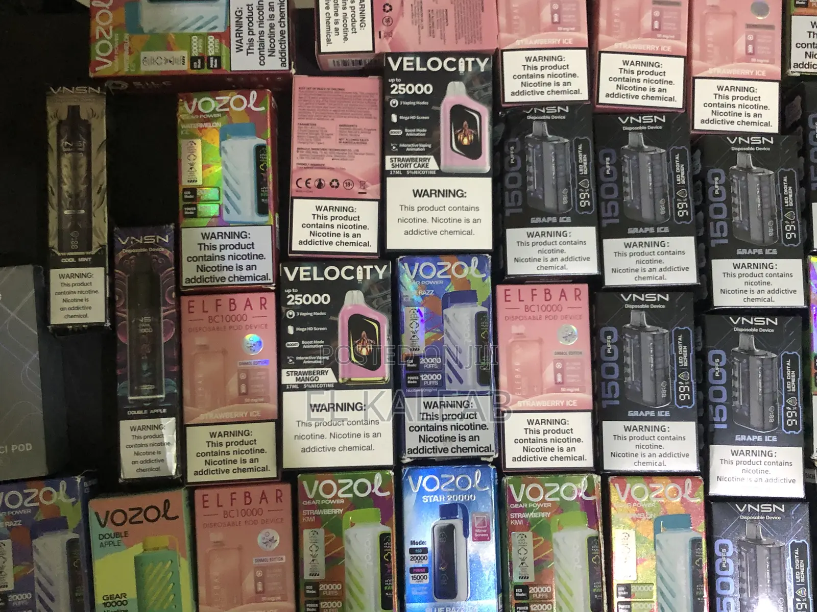 Puff Vapes in Different Flavors