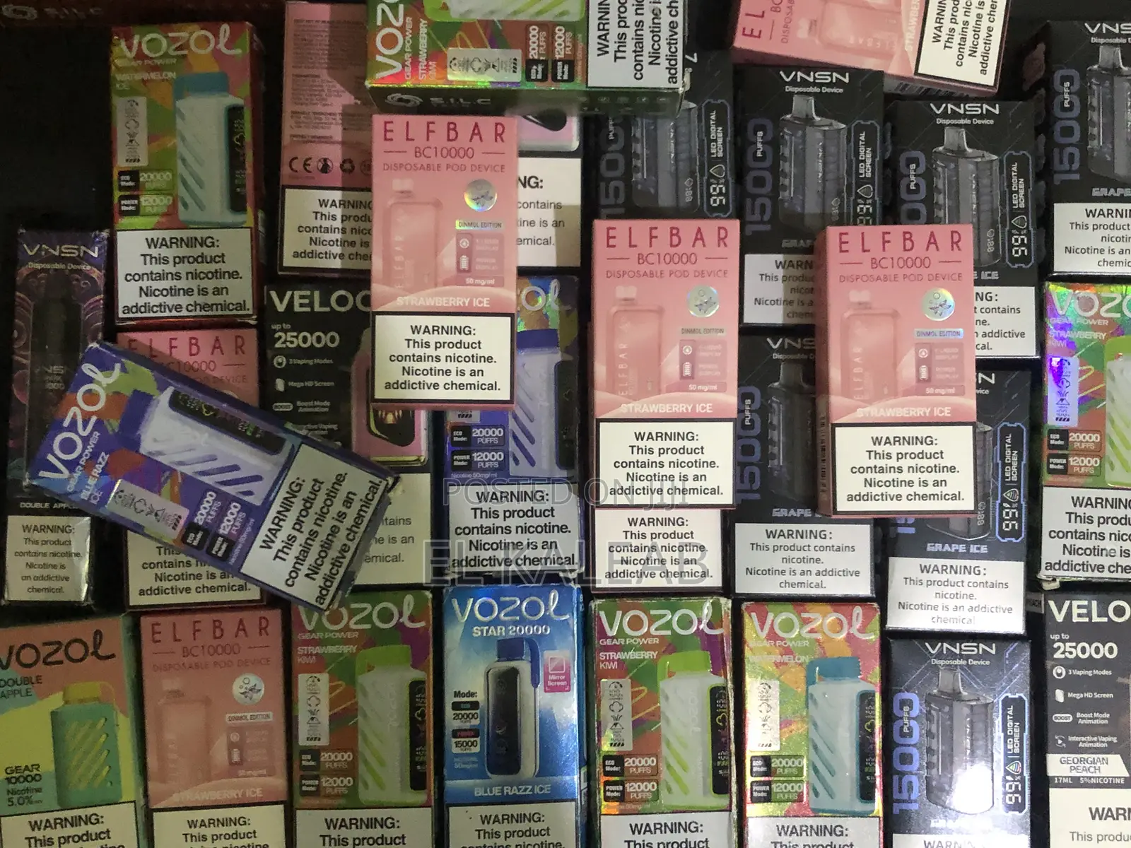 Vapes and Juices in Quantitiy