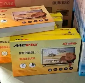 Mewe 32” Hd Led Tv – Double Glass | 5-Year Warranty