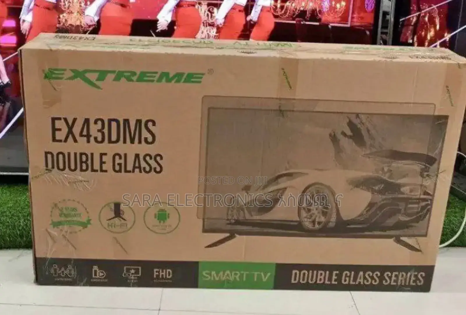 Extreme 43” Smart Tv – Full Hd | Double Glass | Android