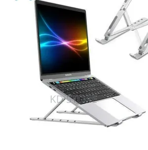  Foldable Height Adjustable Metal Frame Laptop Stand